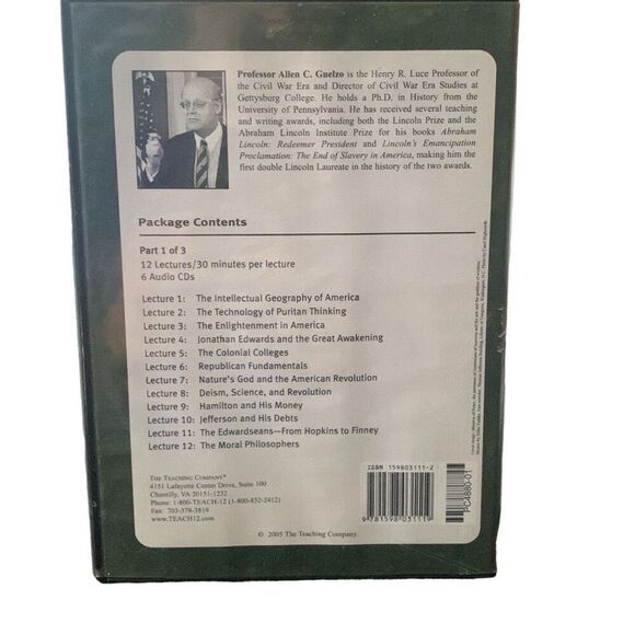 Pre Owned CD Great Courses The American Mind Vol 1 of 3 - Picture 3 of 6